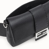 MEN'S FENDI BAGUETTE Black calfskin bag