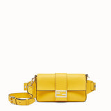 MEN'S FENDI BAGUETTE Yellow leather bag