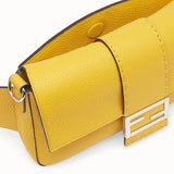 MEN'S FENDI BAGUETTE Yellow leather bag