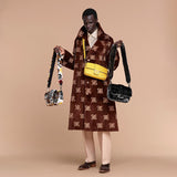 MEN'S FENDI BAGUETTE Yellow leather bag