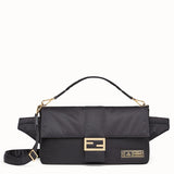 MEN'S FENDI BAGUETTE FENDI AND PORTER Black nylon bag