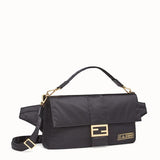 MEN'S FENDI BAGUETTE FENDI AND PORTER Black nylon bag