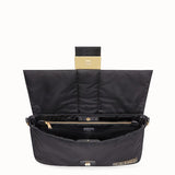 MEN'S FENDI BAGUETTE FENDI AND PORTER Black nylon bag