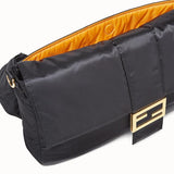 MEN'S FENDI BAGUETTE FENDI AND PORTER Black nylon bag
