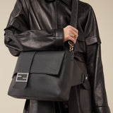 MEN'S FENDI BAGUETTE Black leather bag