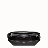 MEN'S FENDI PEEKABOO ICONIC ESSENTIAL Black leather bag