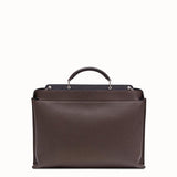 MEN'S FENDI PEEKABOO ICONIC ESSENTIAL Brown calfskin bag