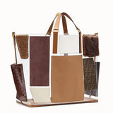 MEN'S FENDI TOTE BAG Multicolor rubber bag