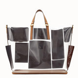 MEN'S FENDI TOTE BAG Multicolor rubber bag