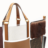 MEN'S FENDI TOTE BAG Multicolor rubber bag