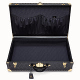 MEN'S FENDI LARGE TRAVEL BAG Black leather suitcase
