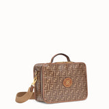 MEN'S FENDI SMALL TRAVEL BAG Large brown fabric bag