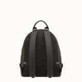 MEN'S FENDI BACKPACK In black Roman leather with inlay