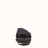 MEN'S FENDI BELT BAG One-shoulder backpack in black leather and nylon