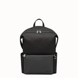 MEN'S FENDI BACKPACK Black nylon and leather backpack