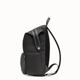 MEN'S FENDI BACKPACK Black nylon and leather backpack