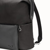 MEN'S FENDI BACKPACK Black nylon and leather backpack