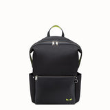 MEN'S FENDI BACKPACK Black leather and nylon backpack