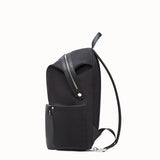 MEN'S FENDI BACKPACK Black leather and nylon backpack