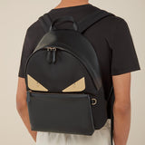 MEN'S FENDI BACKPACK Black nylon backpack