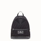 MEN'S FENDI BACKPACK Black tech fabric backpack