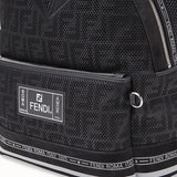 MEN'S FENDI BACKPACK Black tech fabric backpack