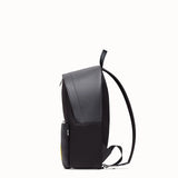 MEN'S FENDI BACKPACK Black leather and nylon backpack