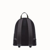 MEN'S FENDI BACKPACK Black leather and nylon backpack