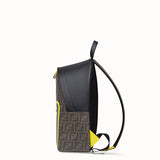 MEN'S FENDI BACKPACK Brown fabric backpack