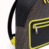 MEN'S FENDI BACKPACK Brown fabric backpack
