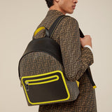 MEN'S FENDI BACKPACK Brown fabric backpack