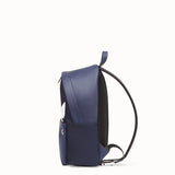 MEN'S FENDI BACKPACK Blue nylon and leather backpack