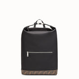 MEN'S FENDI BACKPACK Black nylon backpack