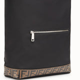 MEN'S FENDI BACKPACK Black nylon backpack