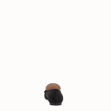WOMEN'S FENDI Flat loafers in black nubuck