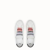 WOMEN'S FENDI SNEAKERS White leather slip-ons