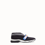 WOMEN'S FENDI SNEAKERS Black fabric sneakers