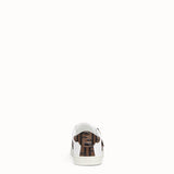 WOMEN'S FENDI White leather sneakers