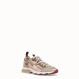 WOMEN'S FENDI Beige technical mesh sneakers