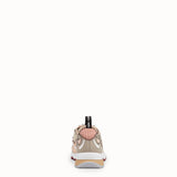 WOMEN'S FENDI Beige technical mesh sneakers