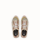 WOMEN'S FENDI Beige technical mesh sneakers