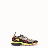 WOMEN'S FENDI Multicolor technical mesh sneakers