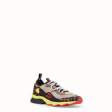 WOMEN'S FENDI Multicolor technical mesh sneakers