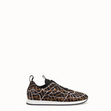 WOMEN'S FENDI Brown Lycra® sneakers