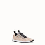 WOMEN'S FENDI Pink satin sneakers