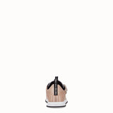 WOMEN'S FENDI Pink satin sneakers