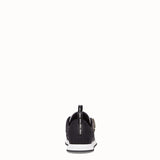 WOMEN'S FENDI Black satin sneakers
