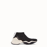 WOMEN'S FENDI High-tech black jacquard sneakers