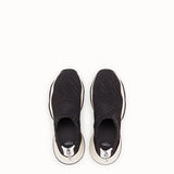 WOMEN'S FENDI High-tech black jacquard sneakers