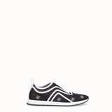 WOMEN'S FENDI Black mesh sneakers